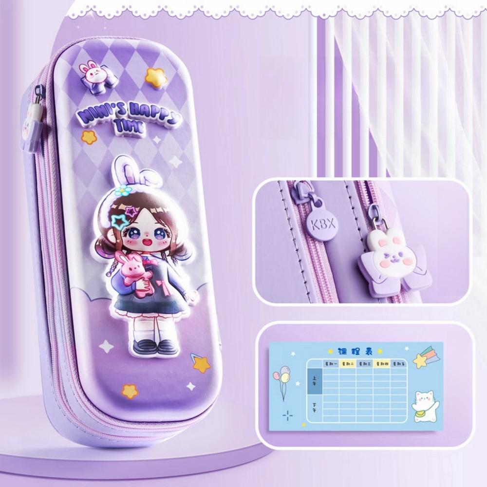 3D Kawaii pouzdro na tužky EVA Velkokapacitní Vodotěsné Lehké Pouzdro na tužky pro Studenta Školní potřeby Stacionární taška