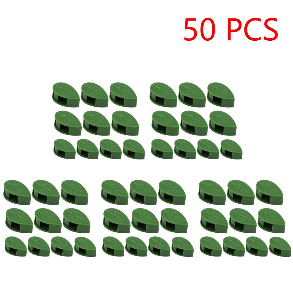 10-100Pcs Plant Climbing Wall Fixture Clips Rattan Clamp Fixator Self-Adhesive Vine Buckle Hook Garden Invisible Vine Bind Clip