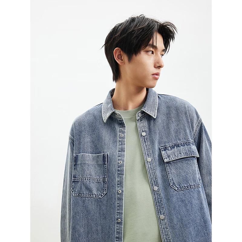 GXG Men's Blue Denim Jacket