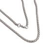 European and American Jewelry 925 Silver Plated 50-60CM 4MM Round Box Necklace
