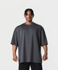 FREEDOM Logo Mesh Oversized T-Shirt (Dark Gray)