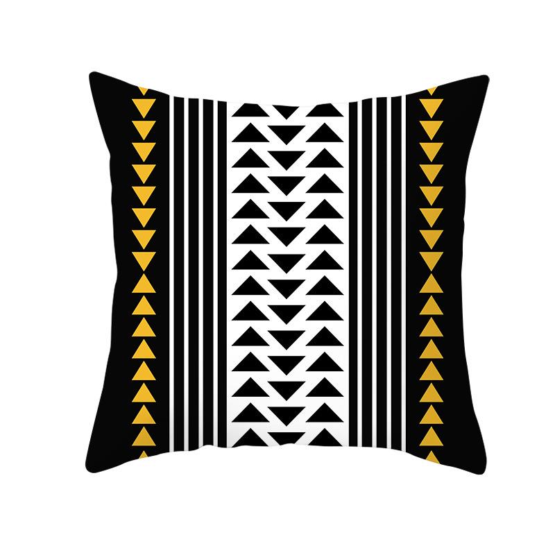 Geometryczny Nadruk Cyfrowy Poszewka na Poduszkę Skórka Brzoskwiniowa Nowoczesny Prosty Styl Poszewka na Poduszkę na Sofę Pokrowiec na Poduszkę Samochodową Dekoracja