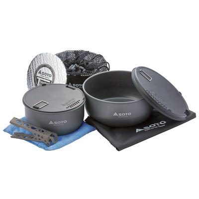 Système de cuisson SOTO Navigator en aluminium noir SOD-501