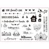 German Blessing Words Rub On Sticker Water Transfer Candle Sticker for Candle Ceramic Mug Glassware Wood Furniture