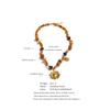 Eetit  76+6cm Acrylic Plastic Beads Chain Sunflower Pendant Long Necklace Stainless Steel Handmade Charm Jewelry Wholesale 2025