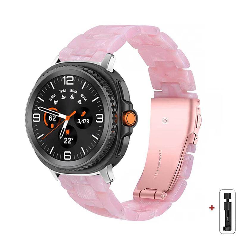 

Resin Band for Samsung Galaxy Watch 8 40 44MM/8Classic 46mmTransparent Strap Women Bracelet for galaxy Ultra 2025/7 47mm Correa for galaxy ultra2025