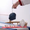 Green Narae Portable Tea Set for Travel 3-Person Tea Ceremony