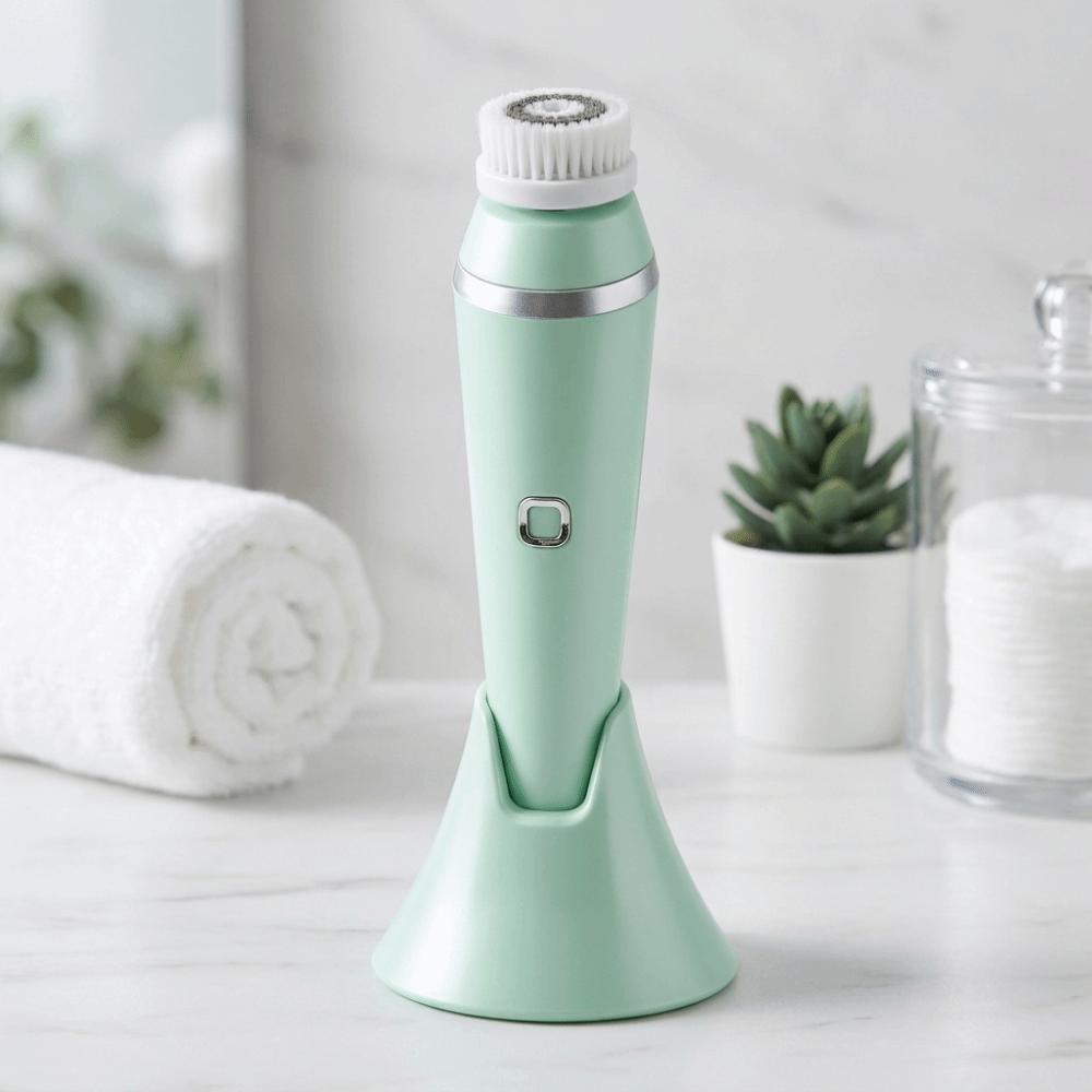 4 Replaceable Brush Heads Face Cleansing Device Silicone Face Scrubber Daily
