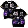 Engraçado Desenho Animado Jujutsu Kaisen T Shirt Legal Mulheres Homens Tshirt O Neck Casual Unissex Streetwear Anime Moda Tee Camisetas Ropa Hombre