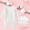 Baby Nest Baby Romper Coverall with Cotton Baby Shower Cute Floral Size 73 Girls' Hat, 100% Pajamas, Loungewear, Gift, Print, (6-9 Months)