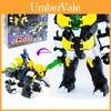 Mini Forças Especiais Super Poder Dinossauro 2 Poder Rei Fera 4 Armadura Mech Transformável Brinquedo Infantil Material Abs