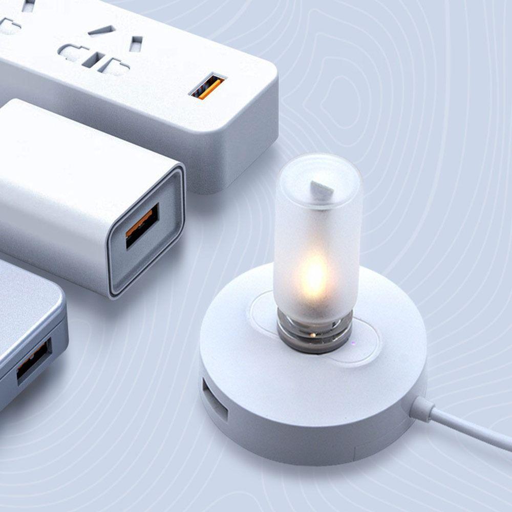 NEW DC 5V Mood Light Touch Activated Adjustable Night Light Colorful USB Lamp Car Decor
