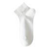 5 Pairs of Women's Spring and Summer Thin Breathable White Boneless Antibacterial and Deodorant Short Tube Cotton Socks