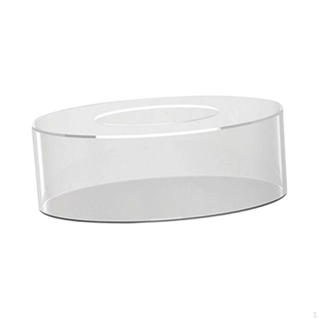 Acrylic Cake Display Board Decor Tool Round Tabletop DIY Decorative Centerpiece Fillable