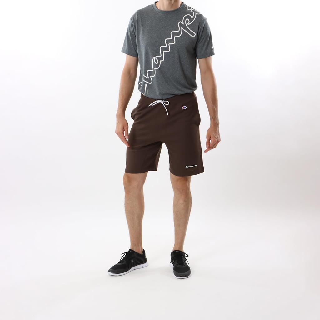 Quick UV Heat Script Logo Brown [Champion] Shorts, Dry, Protection, Shielding, Shorts, Men's Sports, C3-ZS504,