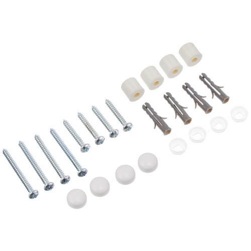 Hikari Wall Punching Board Fastener Set, White, 4-Pack, PBHT112