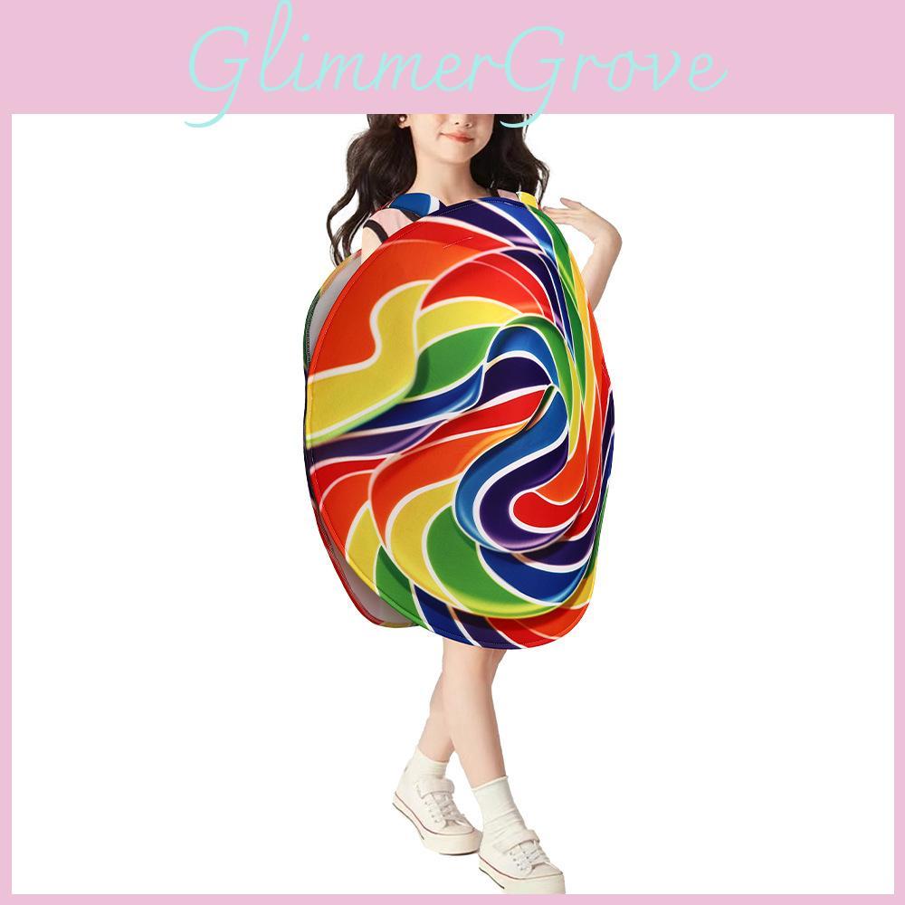 Kids Group Halloween Costume Polyester Family Matching Set Stage Performance