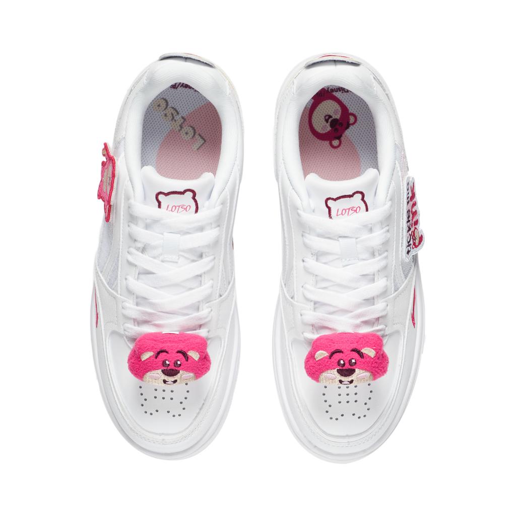 Tênis de Skate Disney X Li Ning Queijo Feminino Cano Baixo Branco AGCT382-1