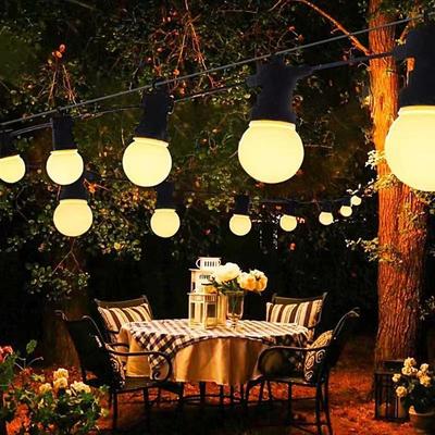 G50 Outdoor Waterproof LED String Lights for Camping & Courtyard Atmosphere