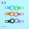 Colorful Alloy Strap & Spring Ring Keychain Buckle - Toy, Dog Hook, Handbag Accessory