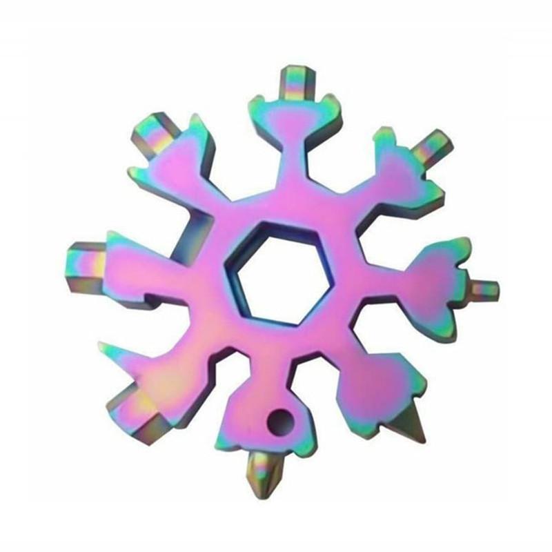 18 In 1 Multifunktionswerkzeug Schneeflocke Schraubendreher Schlüssel Edelstahl 18 In 1 Multifunktionswerkzeug Schneeflocke Schraubendreher Schlüssel Edelstahl