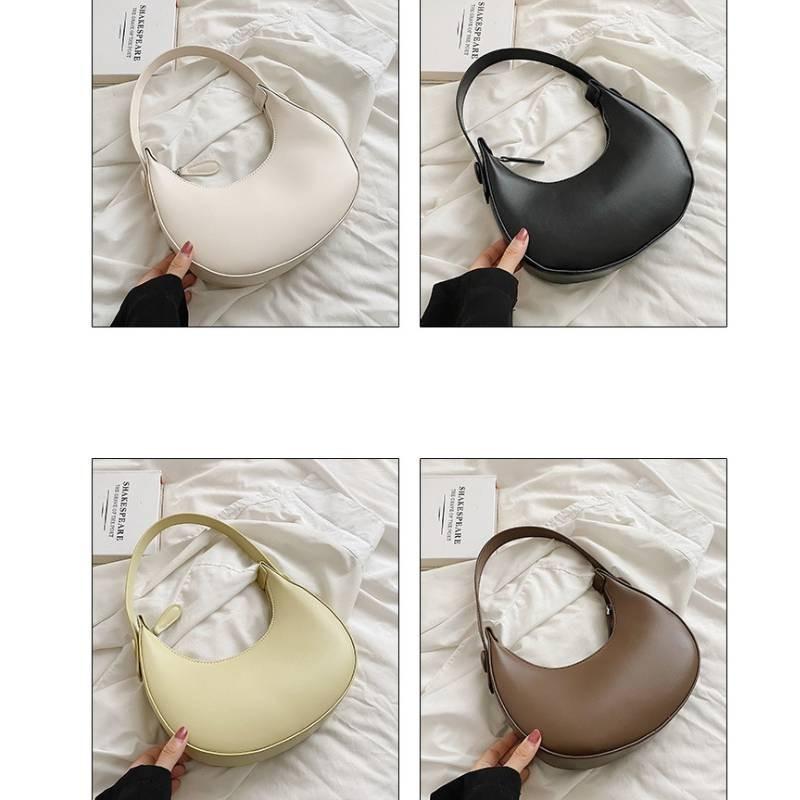 2024 New Spring Vintage Bag Women Fashion Casual Shoulder Bag Urban Simple Pu Crossbody Bag