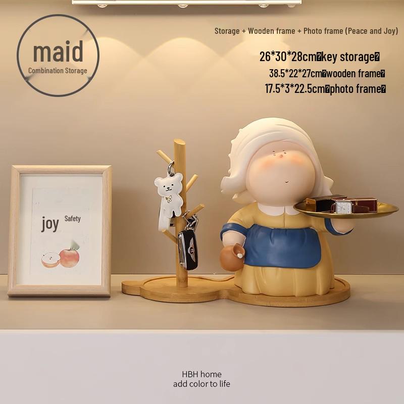 Entryway Storage Box & Ornament: Living Room TV Cabinet Shelf, Decorative Drawer, Key Holder, and Mask Box.