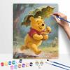 Disney Winnie the Pooh Rain Umbrella Honey Pot Digital Oil Painting Art Kit Hand Painted Home Decor
