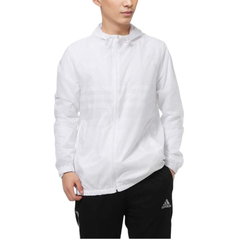 adidas Neo Jackets Men's White Hooded Moderate Other GP5696