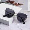 New Frameless Sunglasses Fashion Cat Eye Lentes De Sol Mujer Street Photography Trendy Accessories