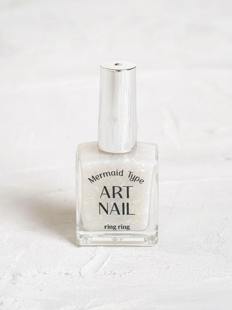 Ring Ring Art Nail Polish 13ml - Mermaid White