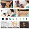 GAOMON PD1610 16-inch 2.5K 120% sRGB Fully Laminated LCD Tablet with Single Cable Connection, 16:10 Aspect Ratio, Anti-Glare Glass, and Metal Stand