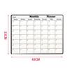 Magnetisk kjøleskapskalender - Sterk magnetisk bakside, Glatt tørrslettende overflate, Praktisk kalender, Holdbar whiteboard-tavle
