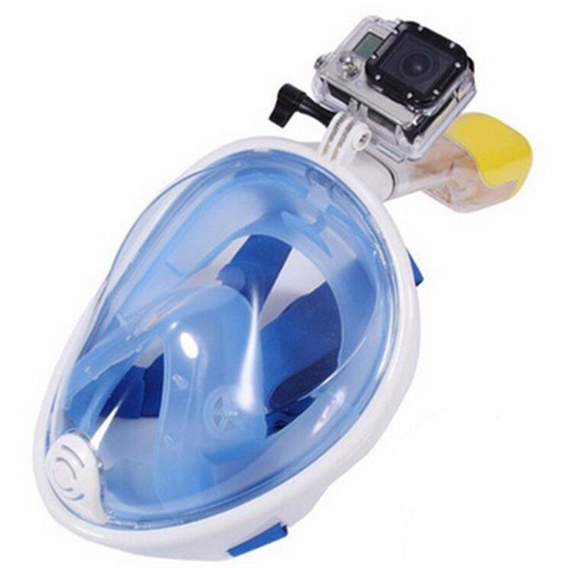 First Gen Anti-Fog Silicone Diving Mask for Adults & Kids - Full Dry Snorkeling & Swimming Equipment