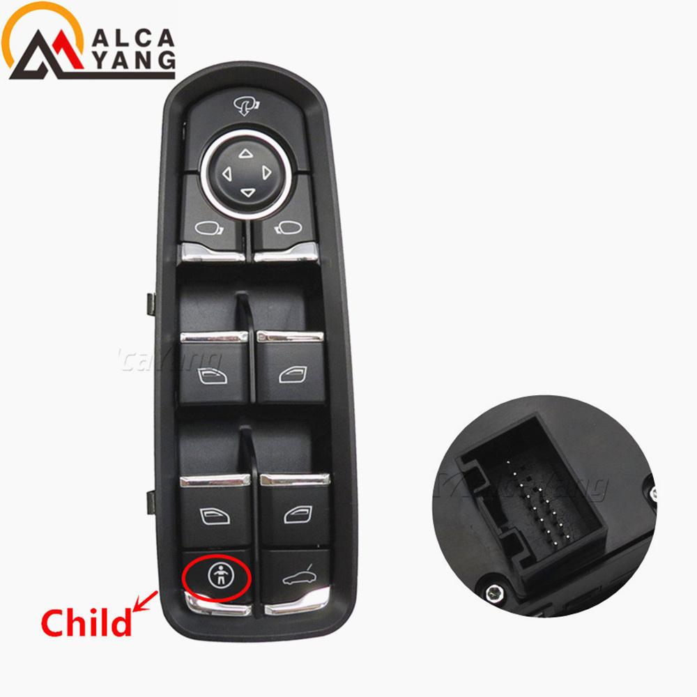 Malcayang Front Door Window Switch For Porsche For Panamera For Cayenne Macan 7PP959858RDML 7PP959858MDML