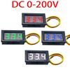 Digital Voltmeter DC 0-200V Digital Voltmeter Voltage Panel Meter Red/Blue/Green For 6V 12V Electromobile Motorcycle Car