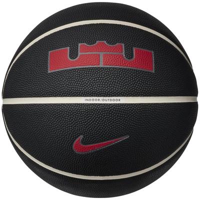 Nike Ballon de basket Lebron James All Court 8P 2.0, unisexe, noir