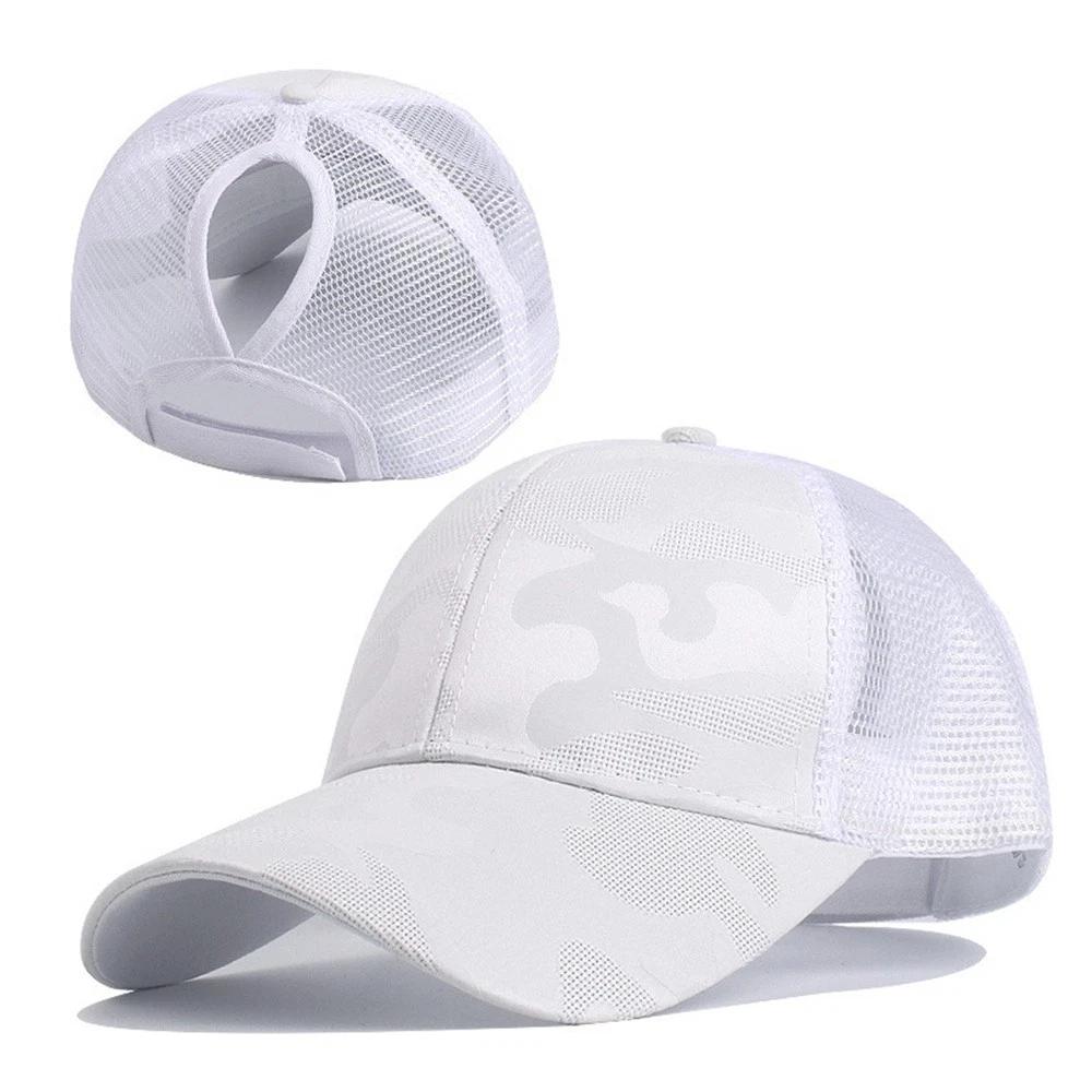 

Adjustable Baseball Cap Comfortable Outdoor Visor Hat Unisex Baseball Cap Camouflage High Ponytail Baseball Cap For Early