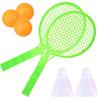 1 Paar Mini-Badmintonschläger Tennisschläger Kunststoff Teambuilding-Aktivität Souvenirs Tragbarer Sportschläger Für Bewegung TMZ
