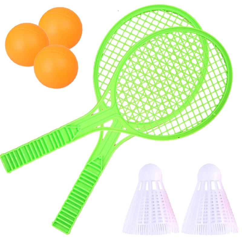 1 Paar Mini-Badmintonschläger Tennisschläger Kunststoff Teambuilding-Aktivität Souvenirs Tragbarer Sportschläger Für Bewegung TMZ