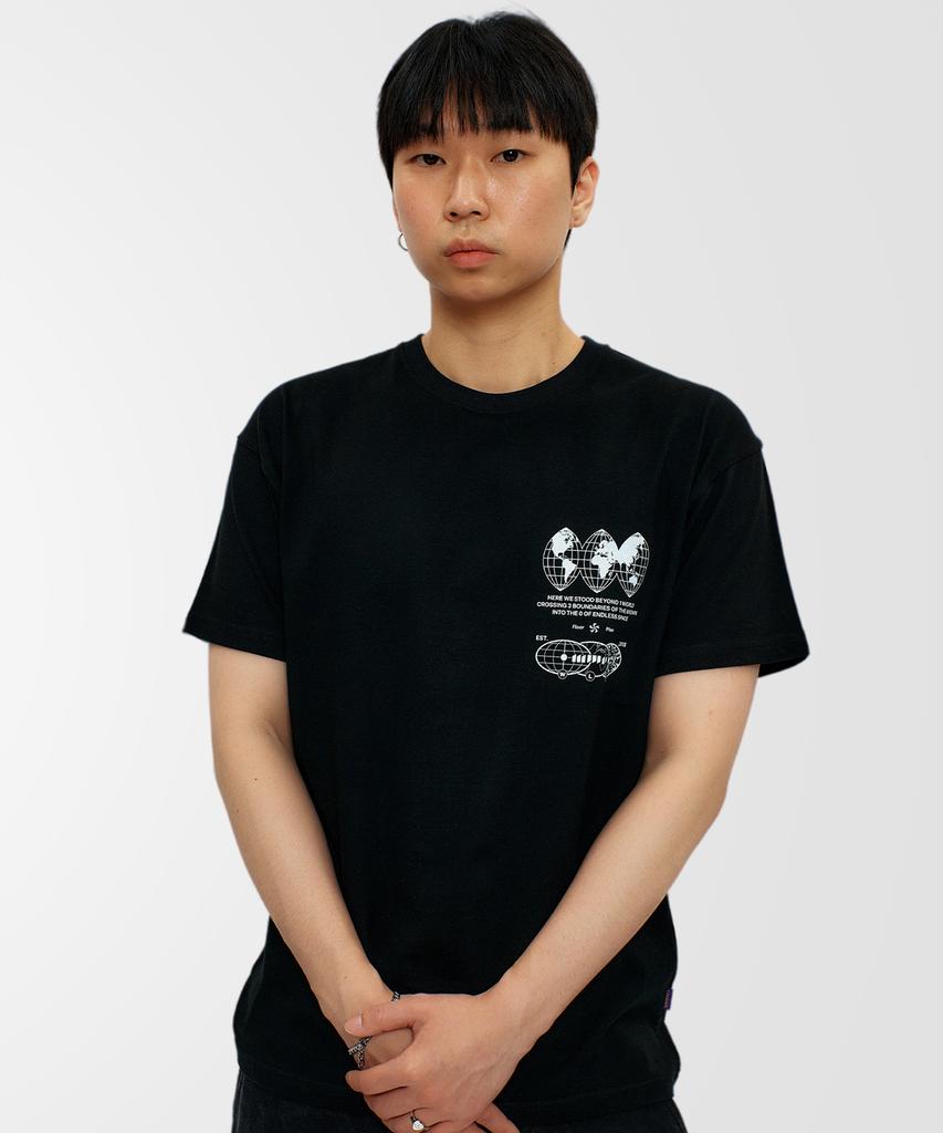 LAUGHER World Link T-Shirt - Black