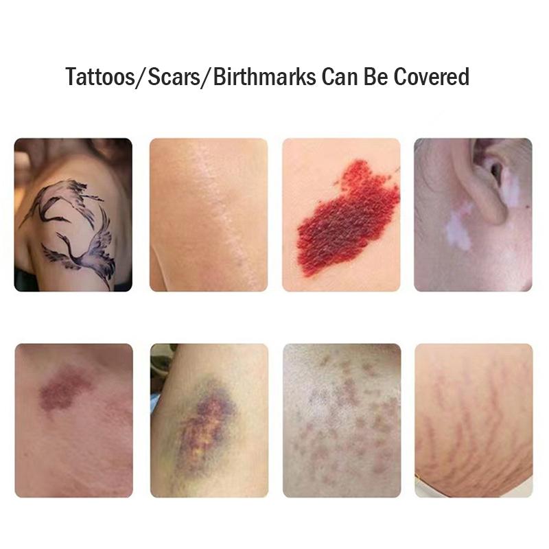 6Pc Waterproof Tattoo Flaw Conceal Tape Full Cover Concealer Sticker Body Arm