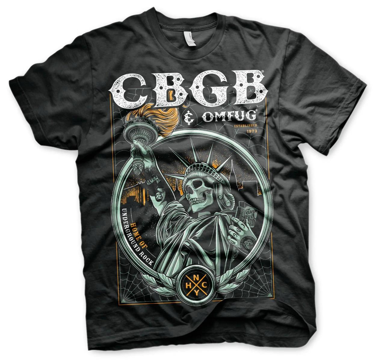 CBGB Statue of Underground Rock Official Mens T-Shirt M