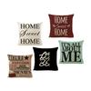 Popular Phrase Letter Print Sofa Cushion Home Decor Pillow Square Cushion Cover