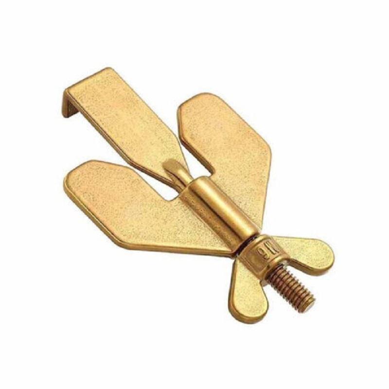 1 Pc Door Lock Anti-Theft Door Stopper Safety Device Portable Security Lock Gold/black For Travel Trip Home Hotel Supplies