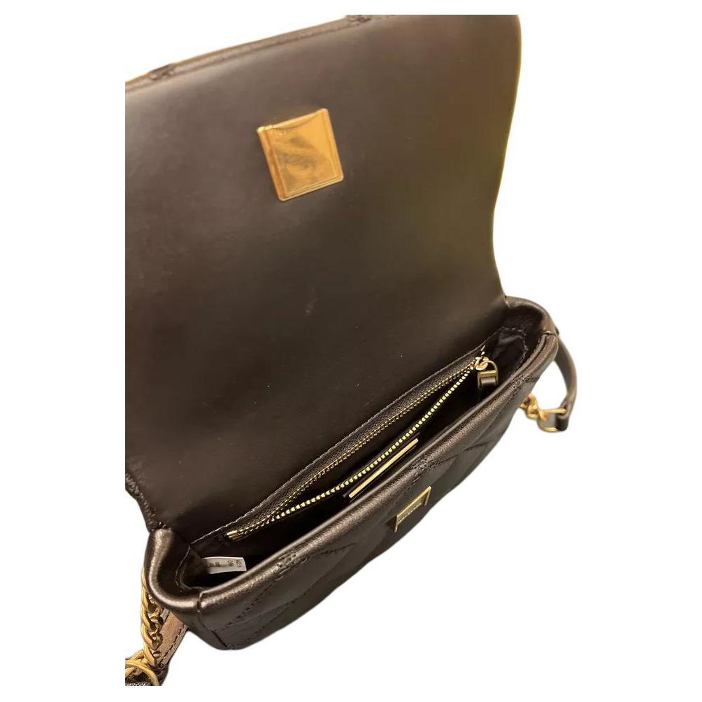 Tory Burch Willa Logo Zip Pocket Leather Crossbody Shoulder Bag Mini Women bags Black 150074-001