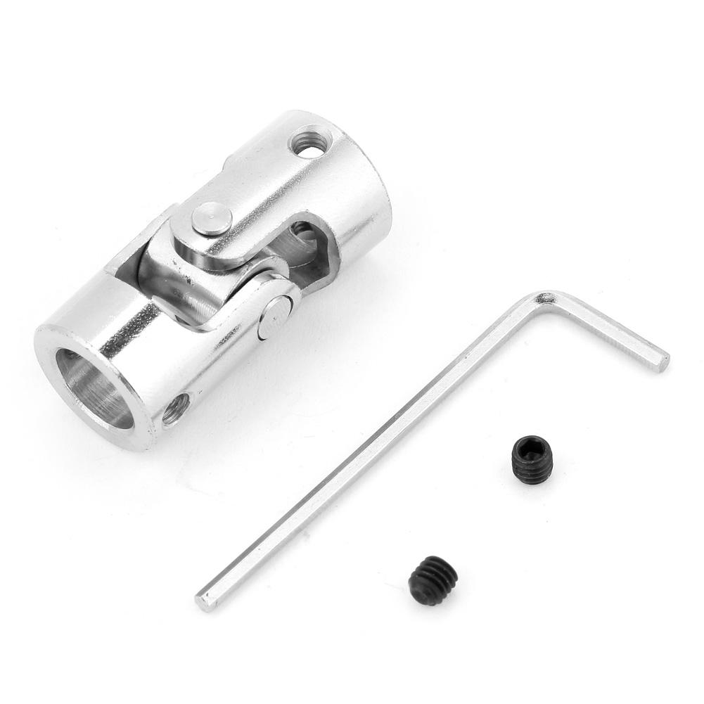 Shaft Coupling Motor Connector DIY Steering Length 35mm OD 16mm Universal Joint (10*10mm)