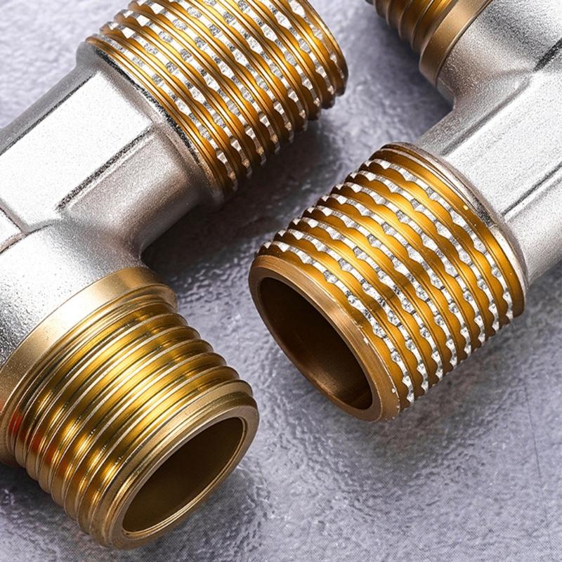 Brass 1/2inch Water Shut Off Valves with Handle Universal Water Flows Control Valves Hot/Cold Water Turn Angle Stop Valves