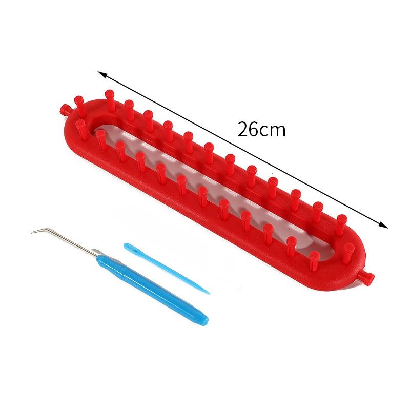 Rectangle DIY Knitting Loom Scarf Sweater Hat Shawl Stitching Knit Handmade Weaving Lazy Braiding Tool Crochet Loom Set Kit