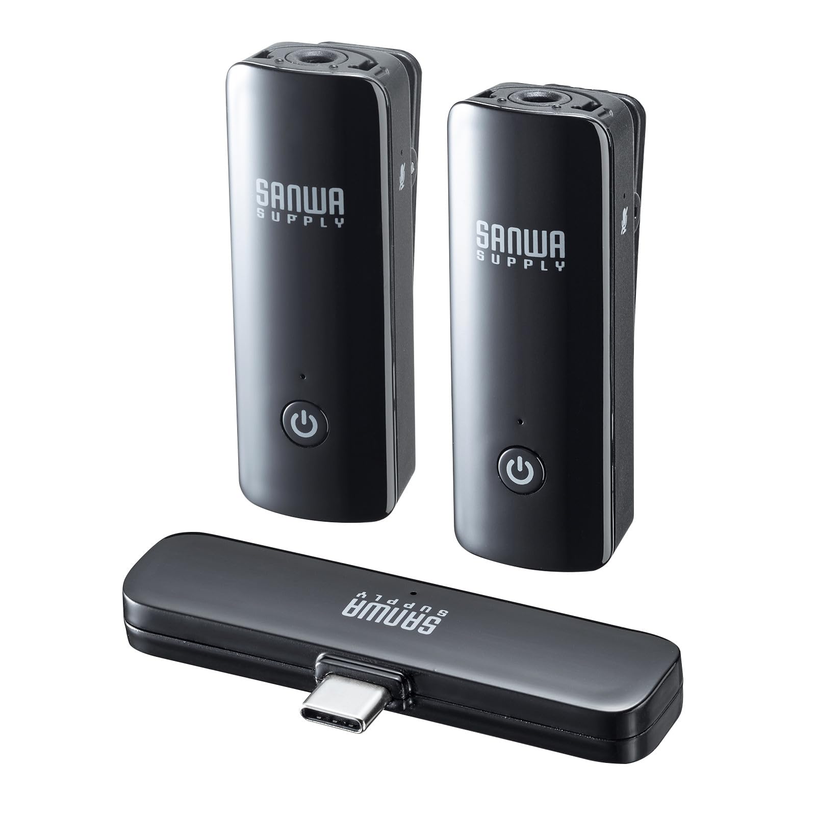 

Sanwa Supply Wireless Microphone (2 microphones) MM-MCW02 чорний